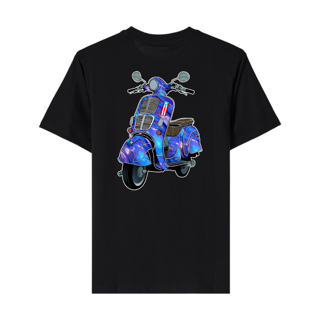 BoriShirt - Scooter Retro Boricua