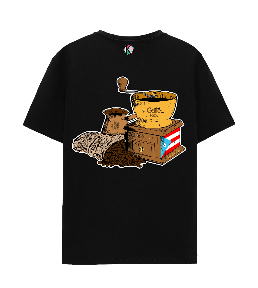 Camisa Boricua - "Aromas de Café: Saborea la Tradición"