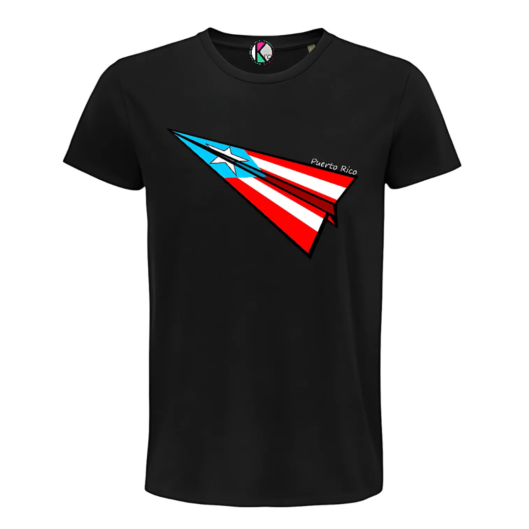 BoriShirt – Camiseta de avión de papel de Puerto Rico
