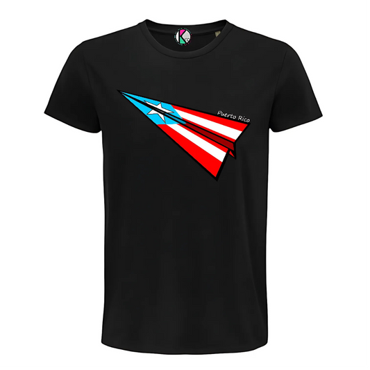 BoriShirt – Camiseta de avión de papel de Puerto Rico