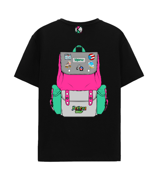 Camisa Boricua - "Mochila Viajera"